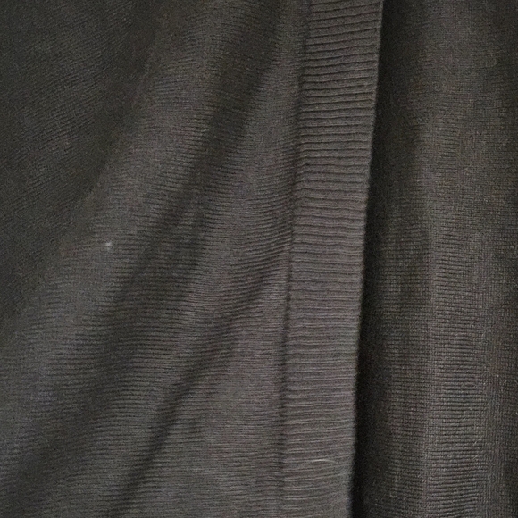 CALVIN KLEIN Black Buckle-Detail Turtleneck Poncho. Size S/M NWT - Picture 9 of 16